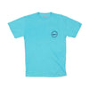 Whiskey Flag Tee in Lagoon Blue by Country Club Prep - Country Club Prep