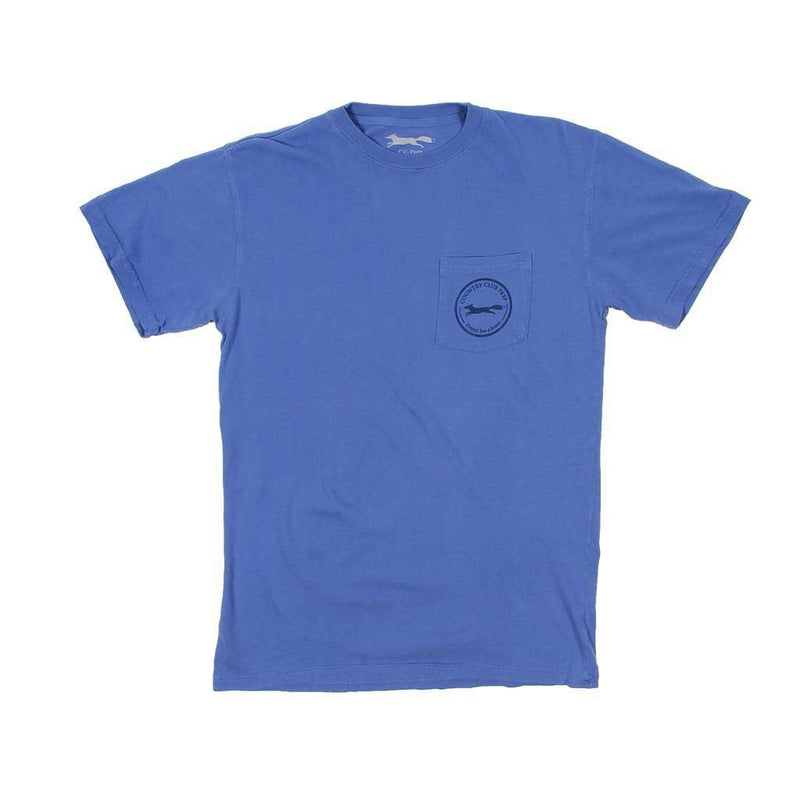 Whiskey Flag Tee in Mystic Blue by Country Club Prep - Country Club Prep