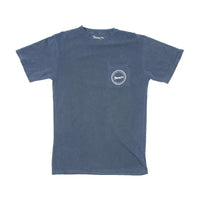 Whiskey Flag Tee in Navy by Country Club Prep - Country Club Prep