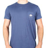 Whiskey Still Pocket Tee in Navy by Cotton 101 - Country Club Prep