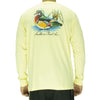 Wood Decoy Long Sleeve Tee in Yellow by Southern Point Co. - Country Club Prep