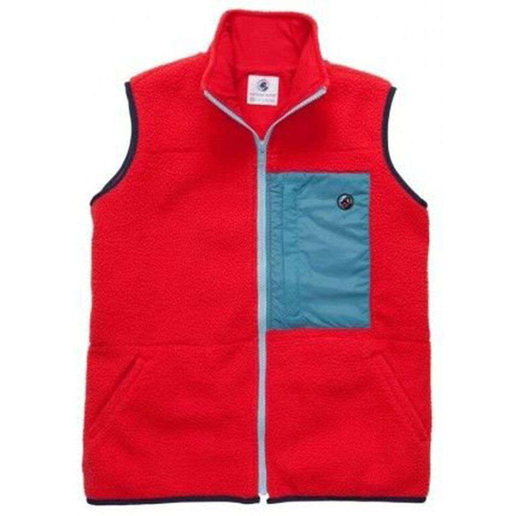 All Prep Vest in Red by Southern Proper - Country Club Prep
