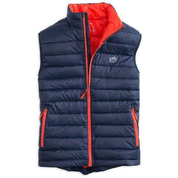 Altitude Down Vest in Navy by Southern Tide - Country Club Prep