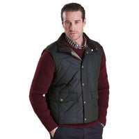 Boxley Quilted Gilet in Light Olive by Barbour - Country Club Prep