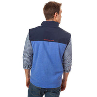 Cambridge Fleece Vest in Strong Blue by Southern Tide - Country Club Prep