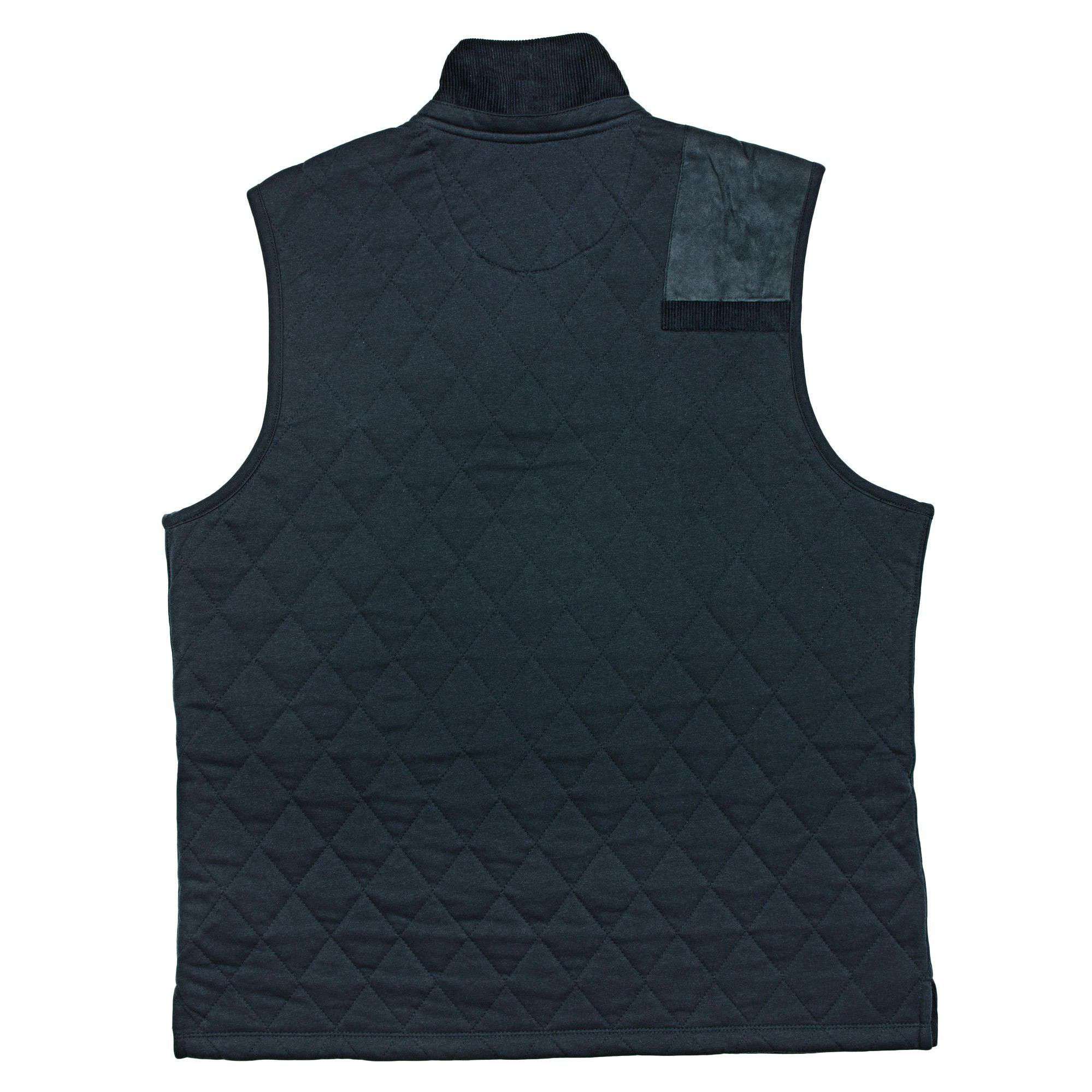 Carlyle Sporting Vest in Colonial Navy by Southern Marsh - Country Club Prep