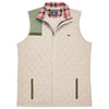 Carlyle Sporting Vest in Heathered Burnt Taupe by Southern Marsh - Country Club Prep