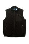 Fleece Vest in Black by Coast - Country Club Prep