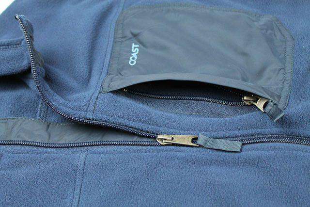 Fleece Vest in Navy by Coast - Country Club Prep