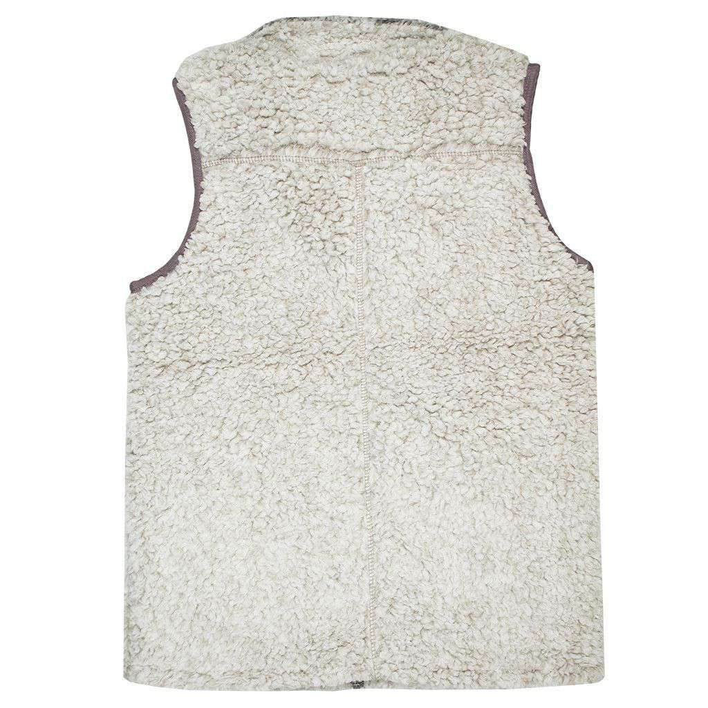 Frosty Tipped Double Up Vest in Putty by True Grit - Country Club Prep