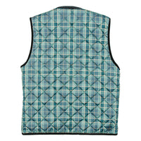 Harper Reversible Vest in Dark Green Tartan and Navy by Southern Marsh - Country Club Prep