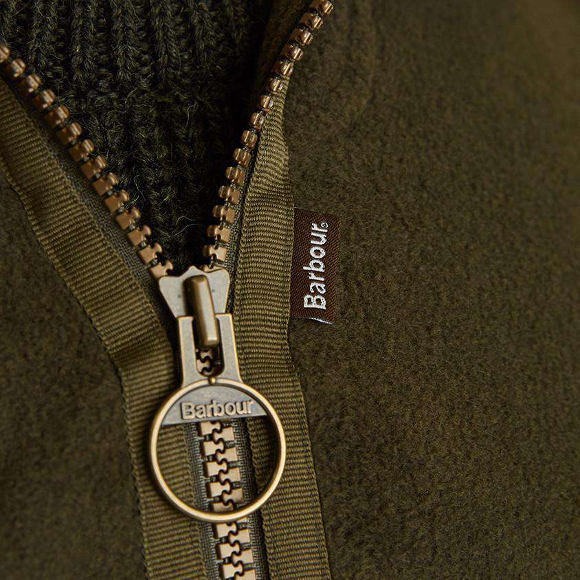 Langdale Fleece Gilet in Olive by Barbour - Country Club Prep