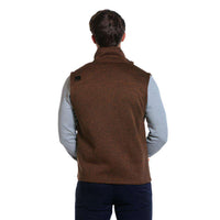 Lincoln Fleece Vest in Brown by The Normal Brand - Country Club Prep