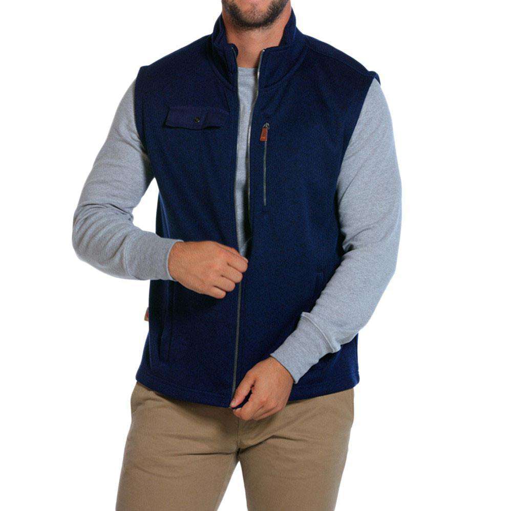 Lincoln Fleece Vest in Navy by The Normal Brand - Country Club Prep