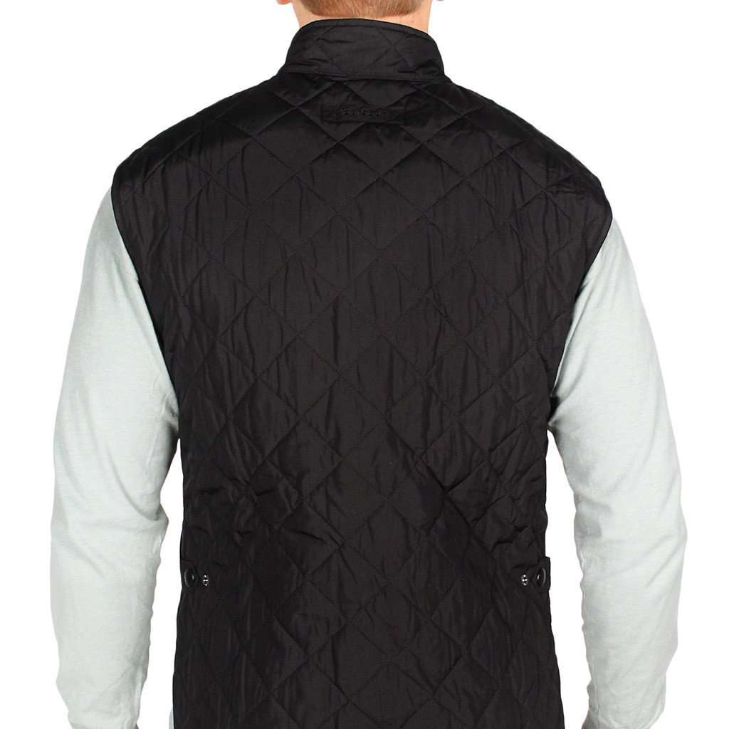 Lowerdale Quilted Gilet in Black by Barbour - Country Club Prep