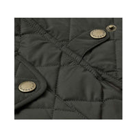 Lowerdale Quilted Gilet in Dark Green by Barbour - Country Club Prep