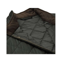 Lowerdale Quilted Gilet in Dark Green by Barbour - Country Club Prep