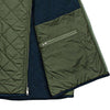 Marshall Quilted Vest in Dark Green by Southern Marsh - Country Club Prep