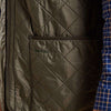 Polarquilt Waistcoat Zip-in Liner in Olive by Barbour - Country Club Prep
