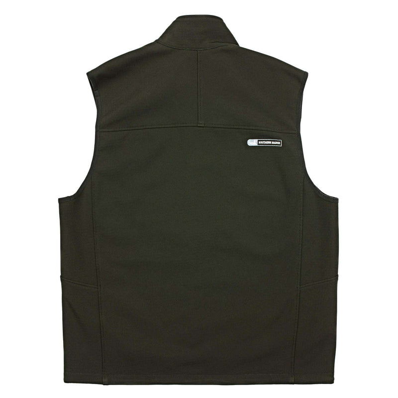 Ridge Softshell Vest in Midnight Gray by Southern Marsh - Country Club Prep
