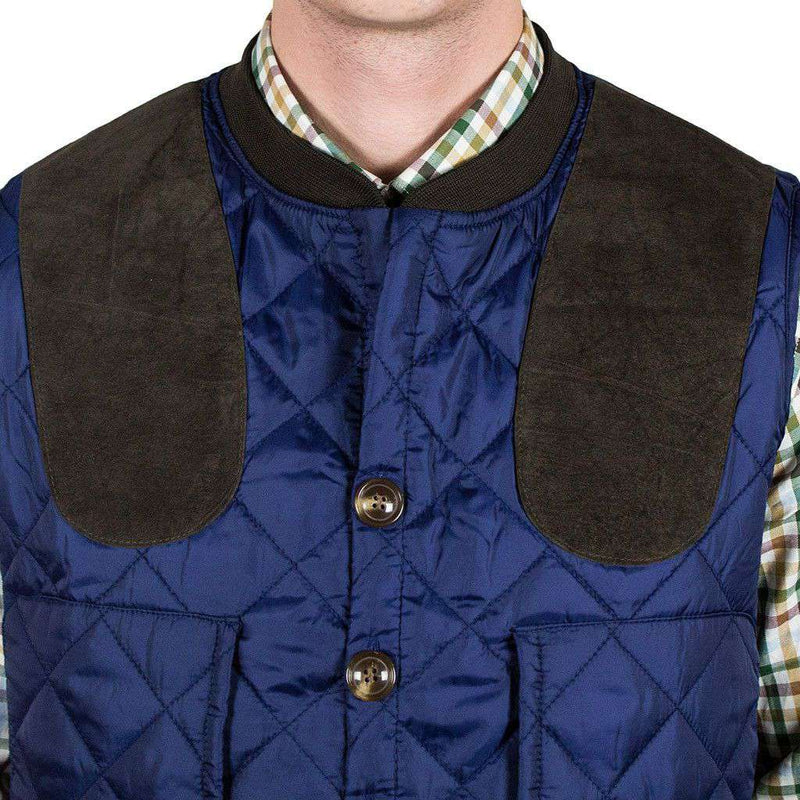 Sportsman Shooting Vest in Royal Navy by Southern Proper - Country Club Prep