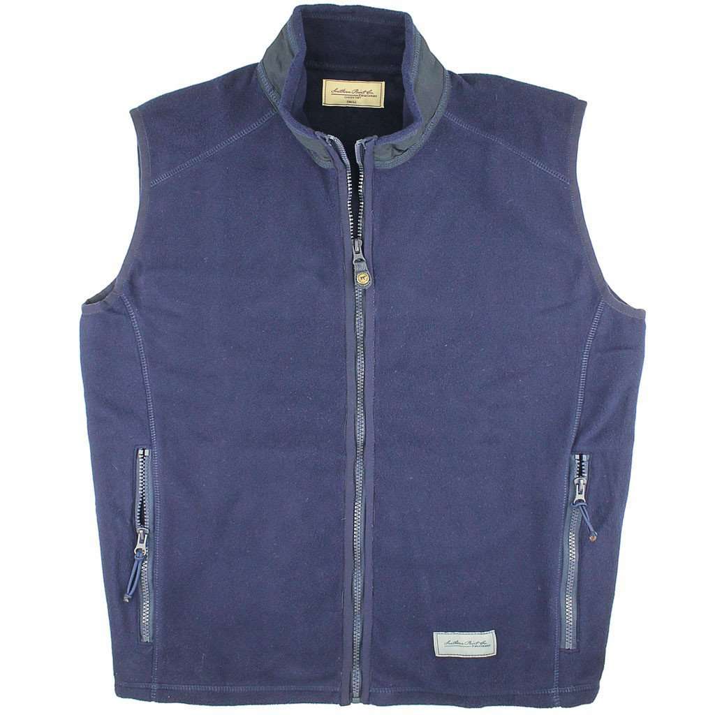 The Camden Vest in Bayfront Navy by Southern Point Co. - Country Club Prep