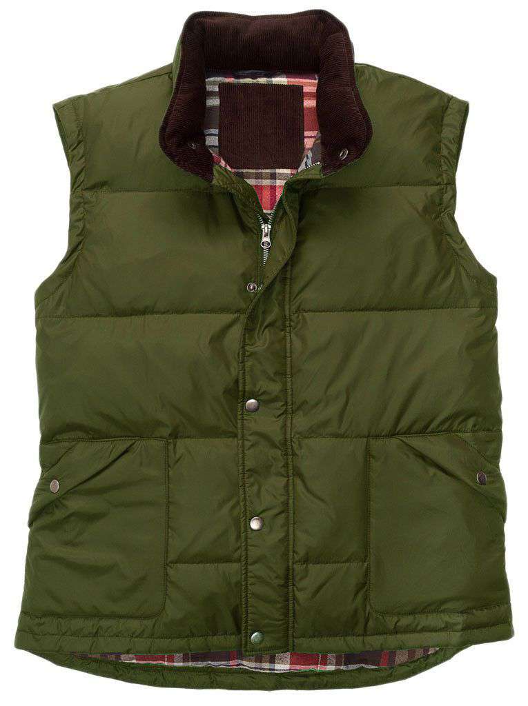 WM. Lamb & Son Field Vest in Hunter Green by Southern Proper - Country Club Prep