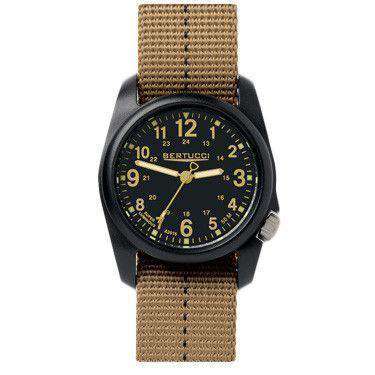 DX3 Plus Performance Watch in Khaki and Black Dial by Bertucci - Country Club Prep
