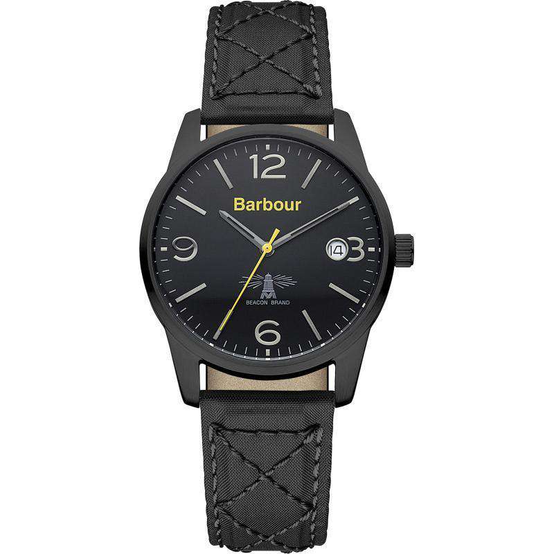 Men's Alanby Watch in Black Fabric by Barbour - Country Club Prep