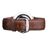 Men's Classic Bristol Watch in Silver by Daniel Wellington - Country Club Prep