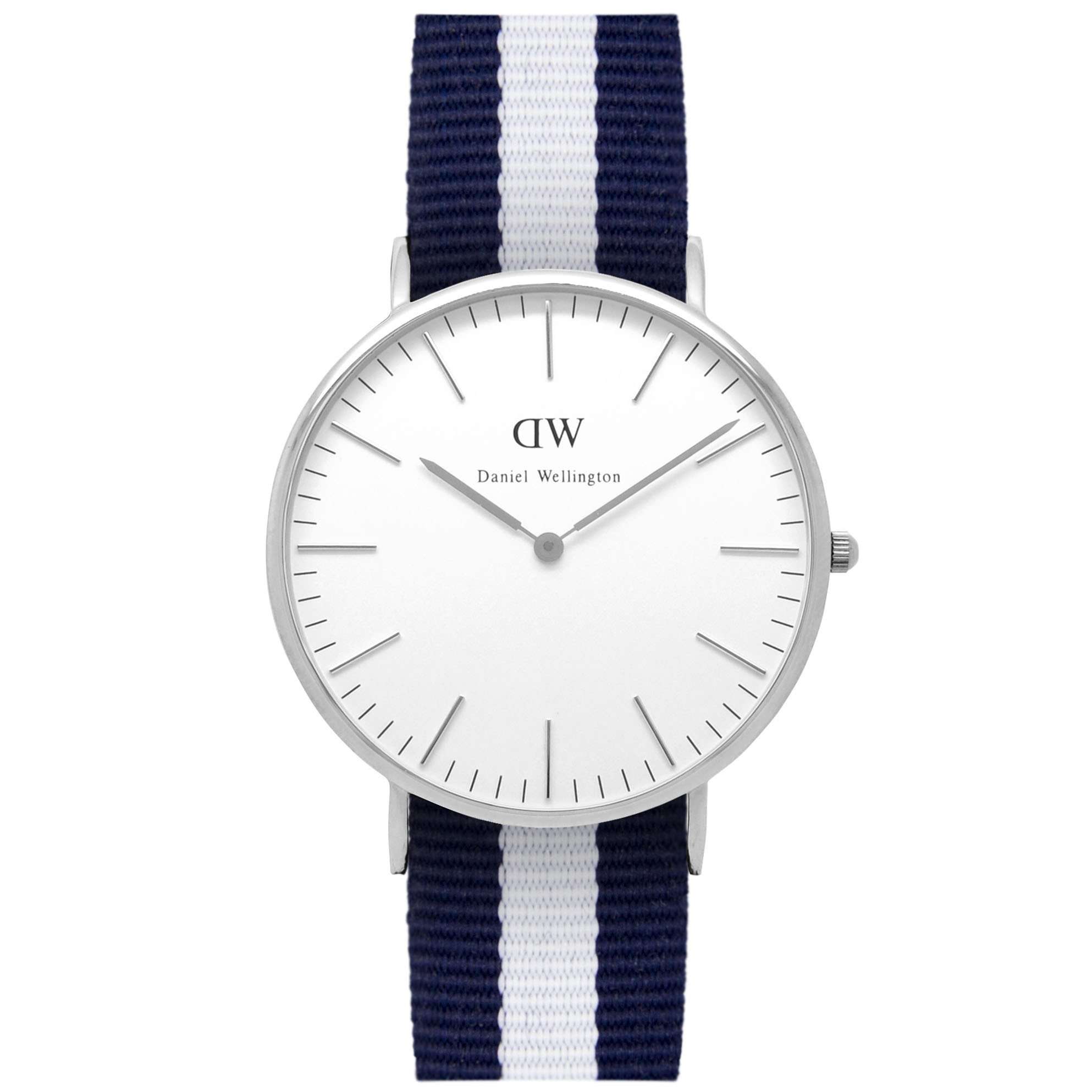 Men's Classic Glasgow Watch in Silver by Daniel Wellington - Country Club Prep