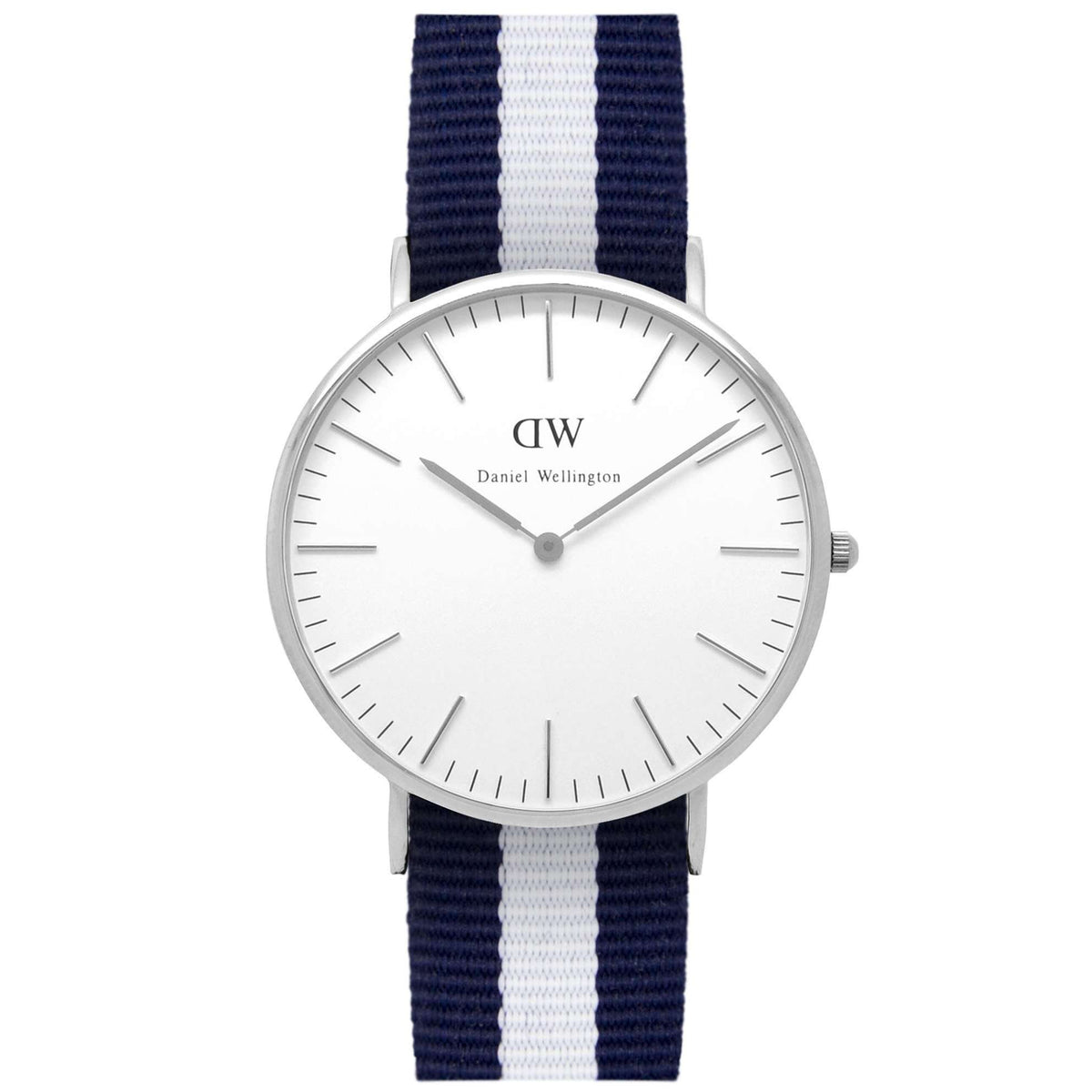 Men's Classic Glasgow Watch in Silver by Daniel Wellington - Country Club Prep