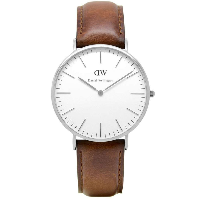Men's Classic St Mawes Watch in Silver by Daniel Wellington - Country Club Prep