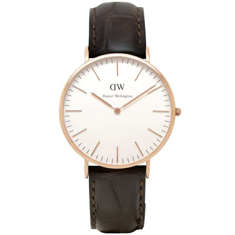Men's Classic York Watch in Rose Gold by Daniel Wellington - Country Club Prep
