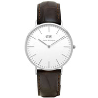 Men's Classic York Watch in Silver by Daniel Wellington - Country Club Prep