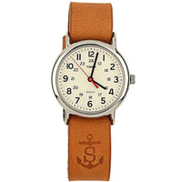 Sounder Timex Field Watch in Silver with Tan Band by Sounder Goods - Country Club Prep