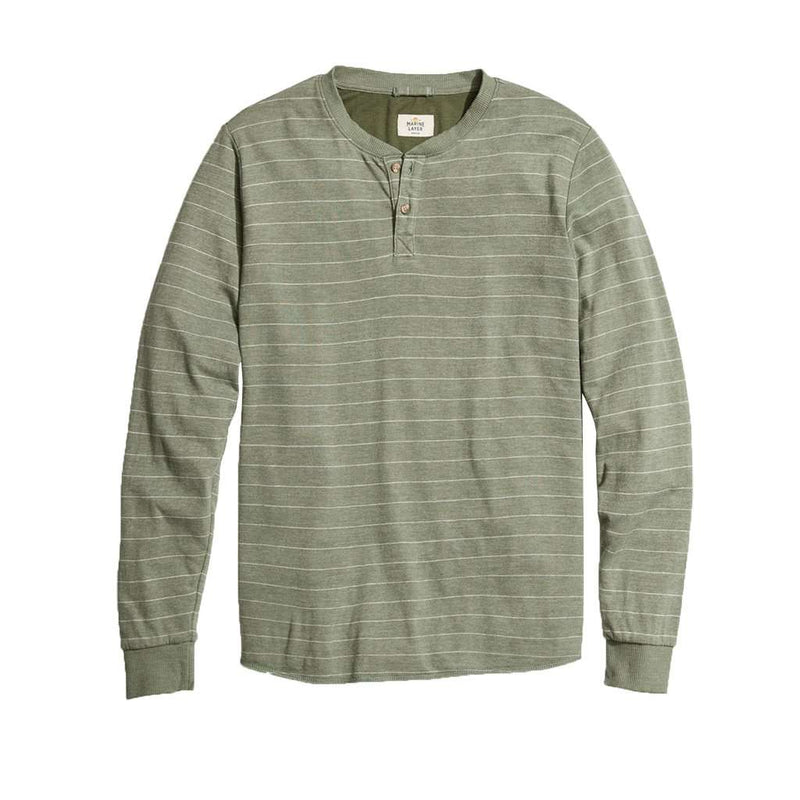 Double Knit Henley by Marine Layer - Country Club Prep