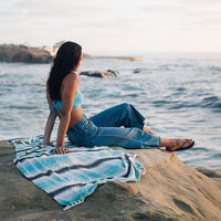 Mint Baja Towel by Sand Cloud - Country Club Prep