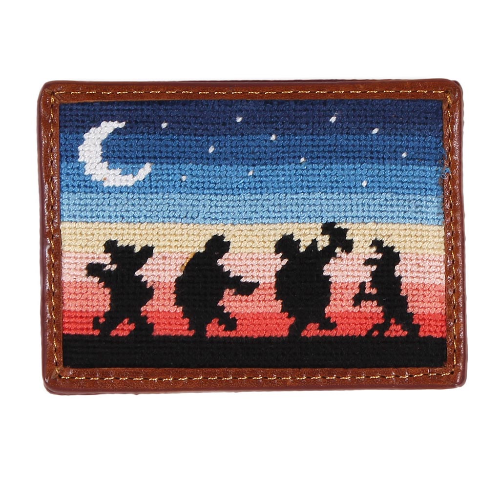 Grateful Dead Moondance Needlepoint Credit Card Wallet by Smathers & Branson - Country Club Prep