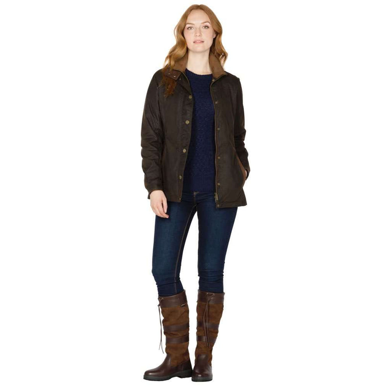 Women's Mountrath Waxed Cotton Jacket by Dubarry of Ireland - Country Club Prep