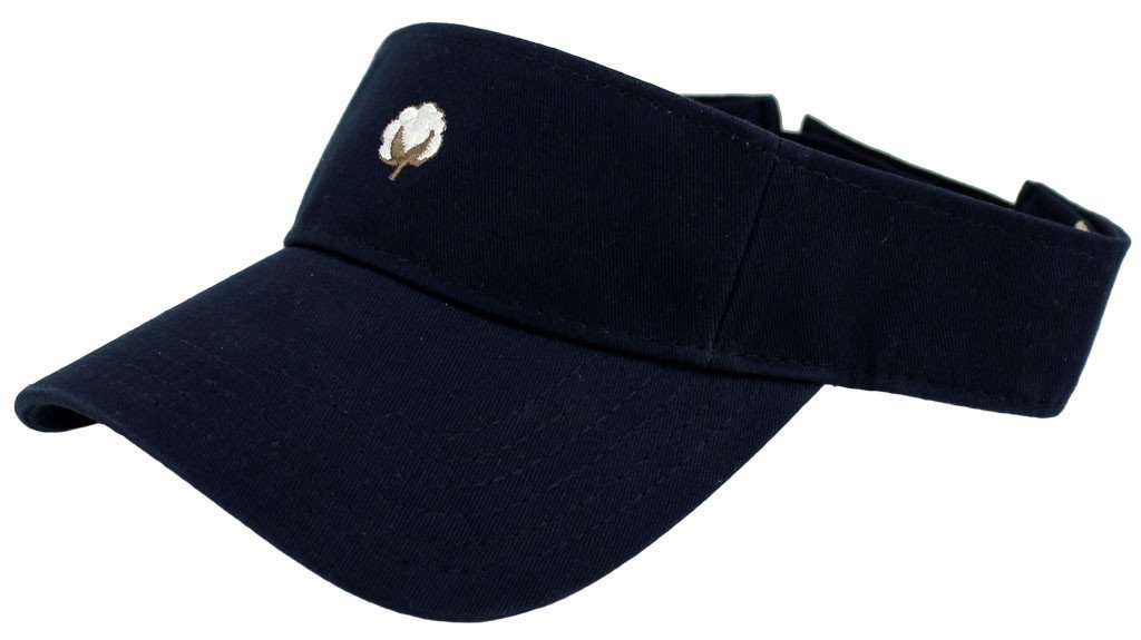 The Boll Visor in Navy by Cotton Brothers - Country Club Prep