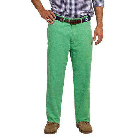Mariner Pants in Caribbean Corduroy Palm Frond by Castaway Clothing - Country Club Prep