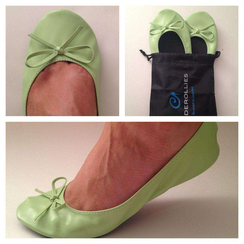 Ballet Flat in Mint Julep Green by Cinderollies - Country Club Prep
