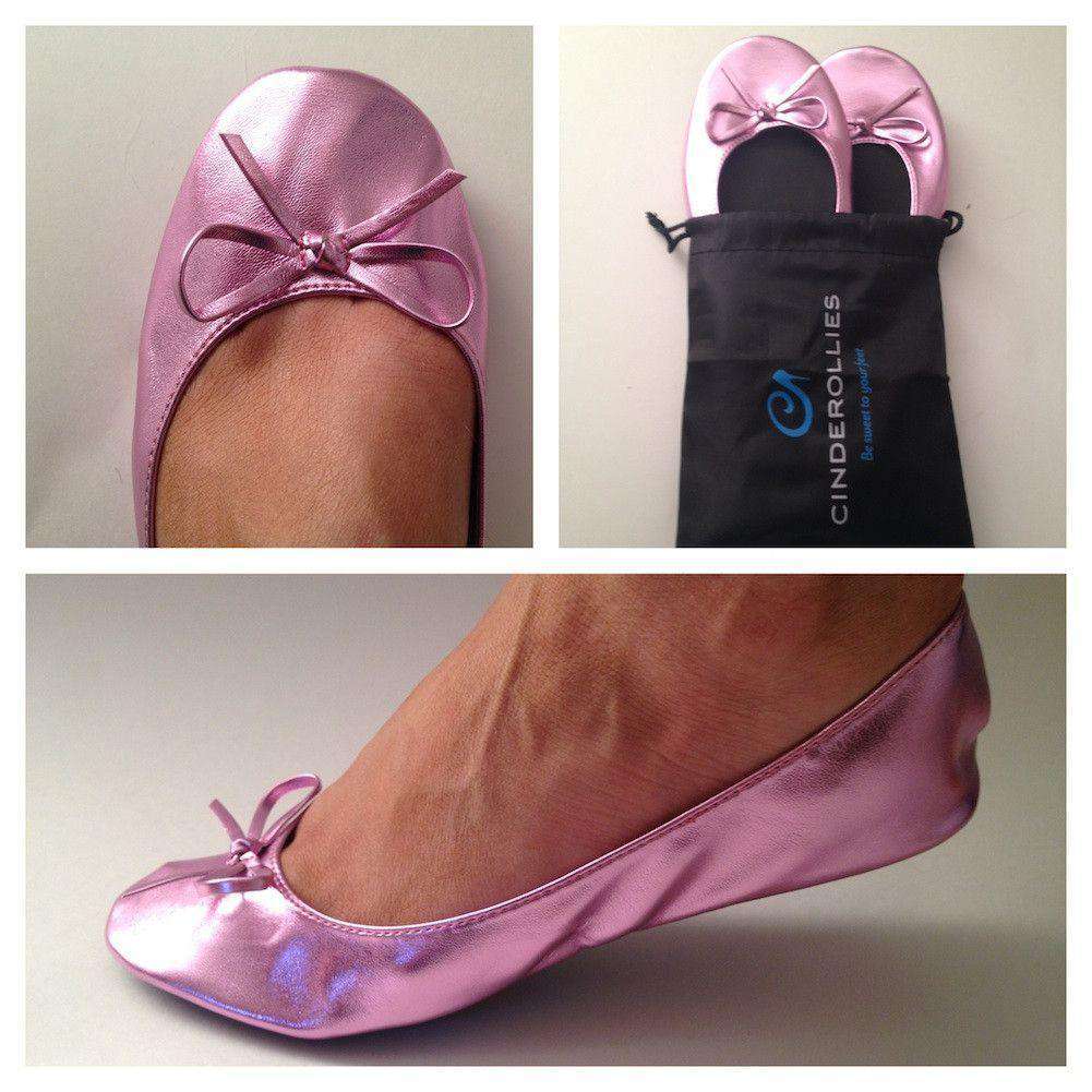 Ballet Flat in Pink by Cinderollies - Country Club Prep