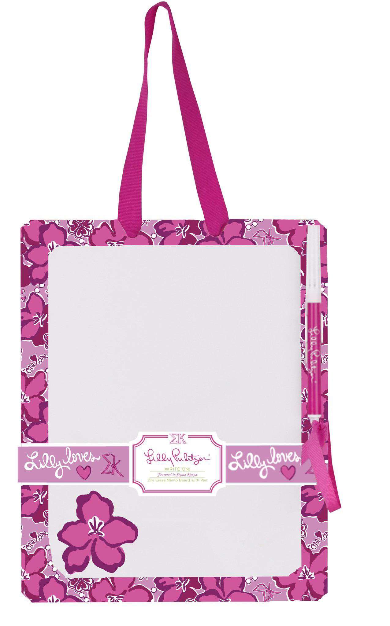 Sigma Kappa Dry Erase Board by Lilly Pulitzer - Country Club Prep