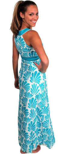 Maho Bay Dress in Turquoise by Southern Frock - Country Club Prep