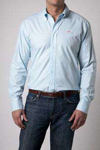 The Harbor Springs Button-Down in Light Blue Multi-Check by Salmon Cove - Country Club Prep