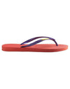 Slim Logo Pop-Up Sandals in Salmon by Havaianas - Country Club Prep