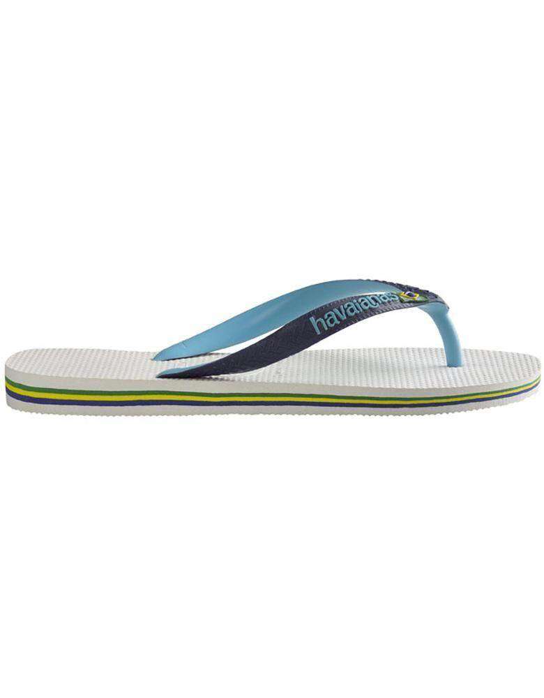 Brazil Mix Sandals in White by Havaianas - Country Club Prep