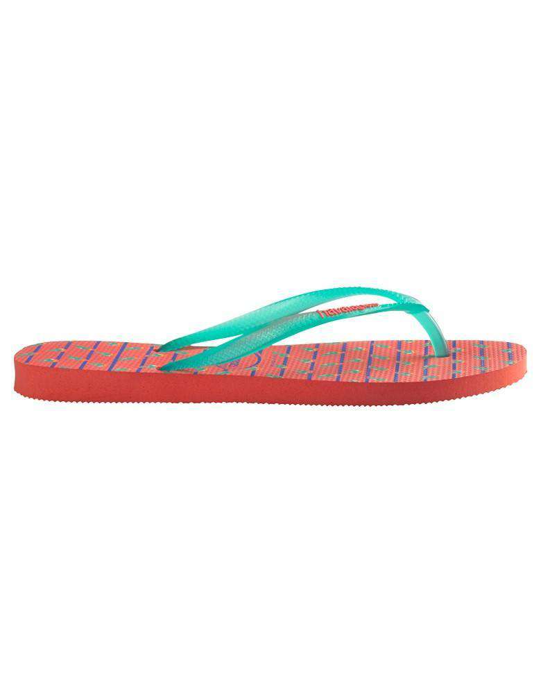 Slim Cool Sandals in Salmon by Havaianas - Country Club Prep